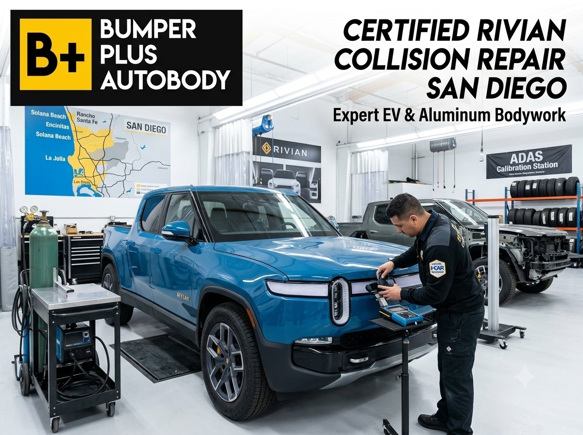 San Diego’s Certified Rivian Collision Repair Specialists – Precision EV Bodywork, Done Right the First Time
